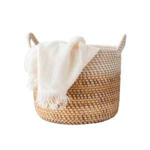 Rattan clothes basket -02